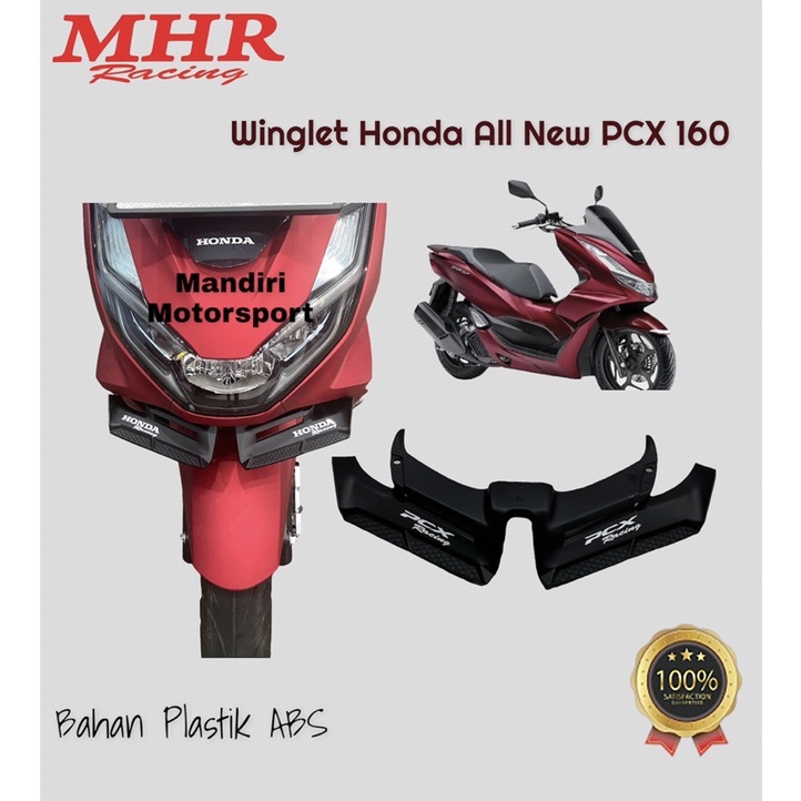 Winglet Honda Pcx 150/160 ABS พลาสติก MHR Racing