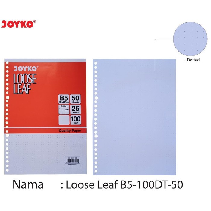 ใบหลวม B5-100DT-50 จุด JOYKO