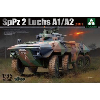 พลาสติก โมเดล ประกอบ TAKOM สเกล 1/35 SpPz 2 Luchs A1/A2