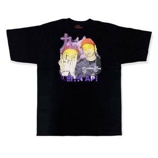 เสื้อยืดผ้าฝ้ายพิมพ์ลายแฟชั่น SAVAGE KEITHAPE TEE BLACK