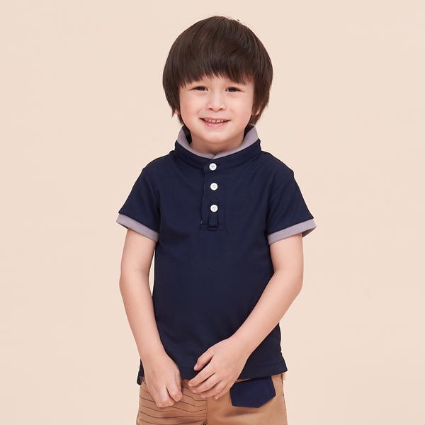 Nunu Polo (Navy)/ เสื้อโปโลกรมท่า