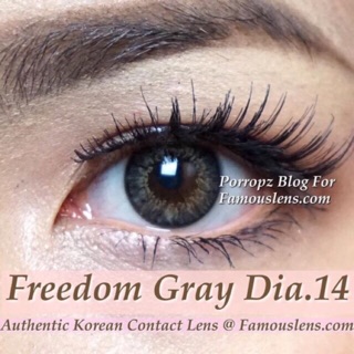 คอนแทคเลนส์ Freedom Gray(ขนาดมินิ)