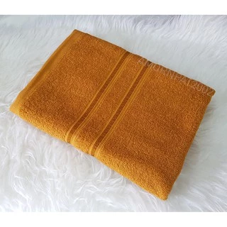 ผ้าขนหนูสีน้ำตาลถวายพระ Cotton100% เนื้อนุ่มเกรดAบรรจุแยกชิ้น