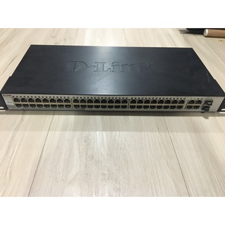 L2 Gigabit Switching Hub D-LINK (DES-1210-52) 48 Port + 4 Port Gigabit Layer2 - Web Smart Switch มือสอง มีประกัน LT