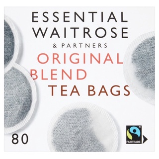 Essential Waitrose original blend tea bags kenyan tea ชาคุณภาพจากอังกฤษ