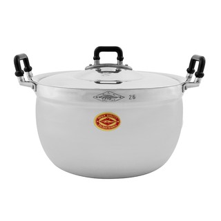 ✨นาทีทอง✨ ตราจระเข้ หม้ออะลูมิเนียม ขนาด 26 ซม. Crocodile Aluminum Sauce pot 26 Cm.