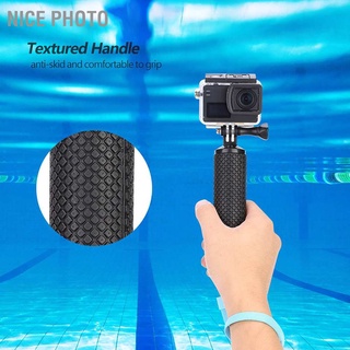 Nice photo Anti-slip Floating Bobber Stick Floaty Hand Grip Monopod for Gopro SJCAM Xiaomi Yi