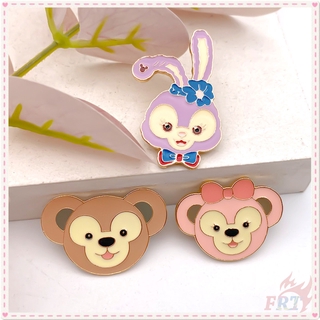 Duffy And Friends:Shelliemay Stellalou เข็มกลัดลายการ์ตูนกระต่ายหมีกระต่าย 1 ชิ้นสําหรับติดตกแต่งกระเป๋าเป้สะพายหลัง