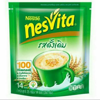 เครื่องดื่มสำเร็จรูปธัญพืชชนิดผง เนสท์เล่ nesvita 14 ซอง