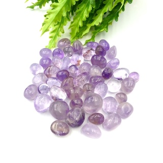 1 Pc Natural Amethyst  2-3 cm Polished Tumble Stone / Top High Quality Stone / Pocket Stone Healing Chakra.