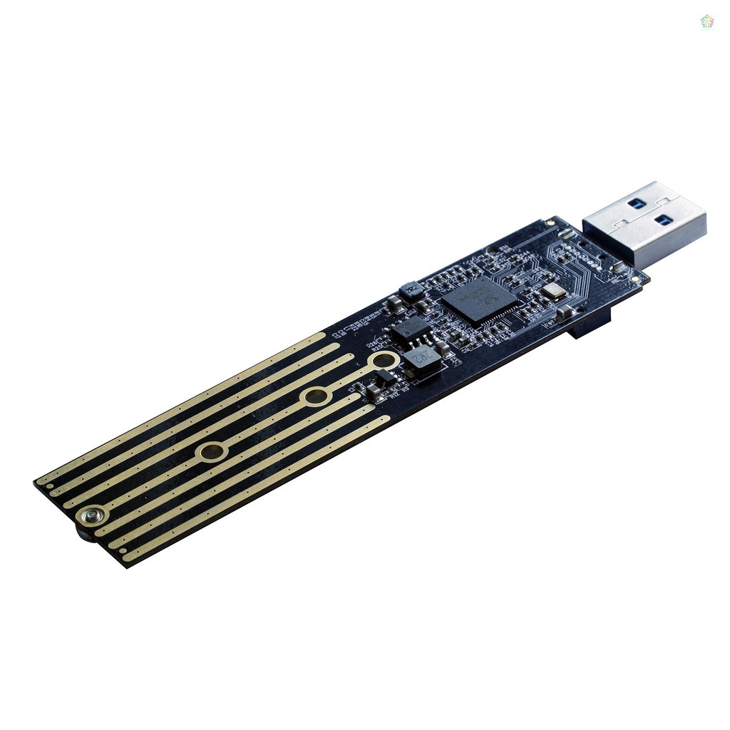 {พร้อมส่ง} บอร์ดอะแดปเตอร์ NVMe PCIe เป็น USB3.1 Type A M.2 2 in 1 รองรับโปรโตคอล NVMe & SATA Dual #7