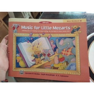 Music for Little Mozarts lesson, workbook, recital 1 2 3 4