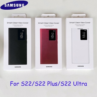 Osamsung Galaxy S22 Ultra/S22 Plus/S 22 S22+ เคสฝาพับอัจฉริยะ แบบหนัง คุณภาพสูง