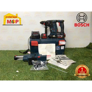 Combo Set Bosch สว่านโรตารี่ไร้สาย GBH 18 V-26F+GDE18V-16FC+L Box BL #0611910004