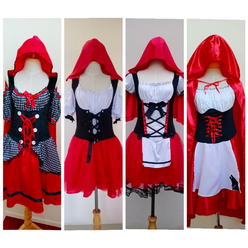 ชุดหนูน้อยหมวกแดง ชุดหนูน้อยหมวกแดงผู้ใหญ่ little red riding hood