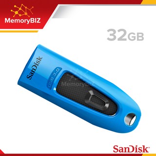 SanDisk ULTRA FIT 32GB Flash Drive USB3.0 อ่าน 130MB/S (SDCZ48_032G_U46B) Blue เมมโมรี่ แซนดิส แฟลซไดร์ฟ ประกัน 5 ปี