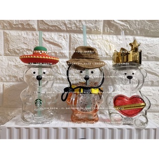 แก้วใส​ Starbucks​ China​ Bearista
