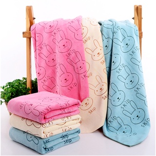 🔥25*50 cm ผ้าเช็ดผมแห้งเร็วแบบหนาการ์ตูน cartoon thick absorbent dry hair towel fine fiber towel MJ