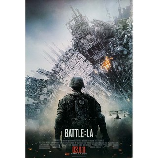 โปสเตอร์ หนัง วันยึดโลก Battle LA World Invasion Battle Los Angeles 2012 POSTER 24”x35” Inch