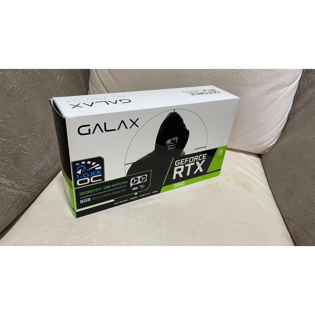 Galax GeForce RTX 2060 White Mini [1-Click OC ] GALAX GeForce RTX 2060 White Mini [1-Click OC ] มือสอง