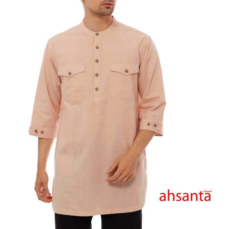 Koko Kurta Premium Ahsanta Salem Muda ผ้าเฉพาะแฟชั่น 7/8 สบาย