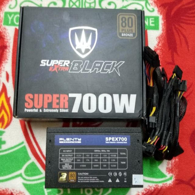 psu Plenty Super Black Extra 700W 80+ Bronze