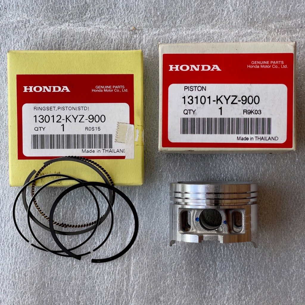 13101-KYZ-900 ลูกสูบขนาดมาตรฐาน Wave125i(2012-2020), MSX125(2012-2020)พร้อมแหวน (13012-KYZ-900) แท้ศ