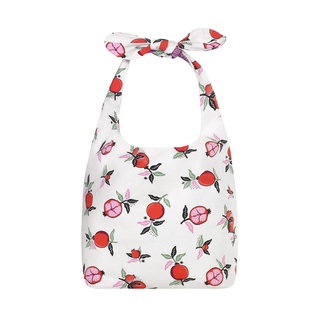 Cath Kidston Large Reversible Knotted Shopper Pomegranate Cream