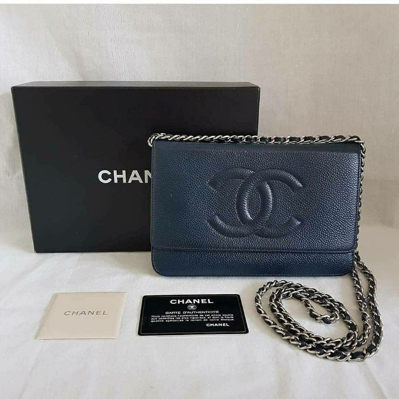 Chanel woc timeless holo16 navy shw