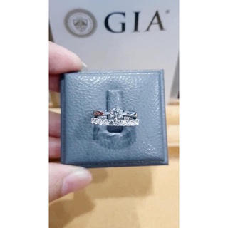 แหวนเพชรแท้น้ำ100พร้อมGIA