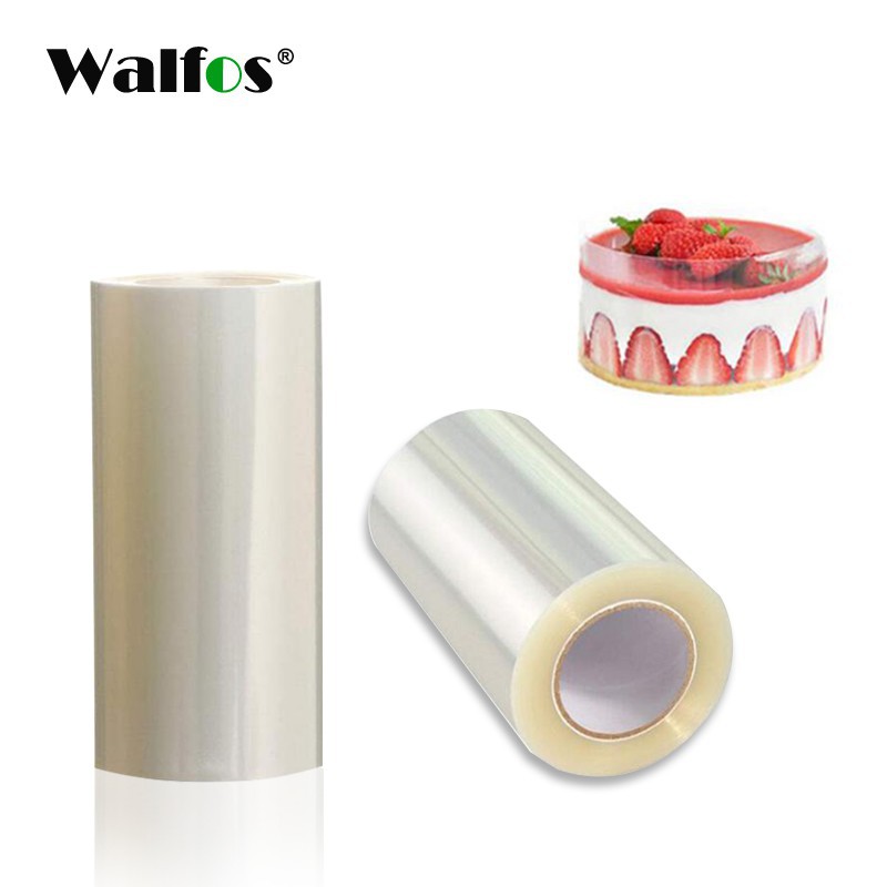 WALFOS ม้วนคอเค้กแบบใส สำหรับทำเค้กเบเกอรี่ ขนาด10เมตร
