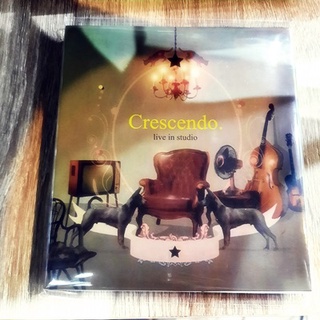 CD แผ่นเพลง CRESCENDO อัลบั้มLive in Studio วง เครสเชนโด้  ( Used CD ) สภาพเหมือนใหม่   พิมพ์ปี 2005