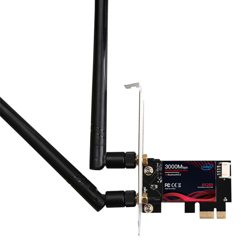 Psy Pcie Wifi 6 Card 5 . 0 3000 Mbps Ax200 Dual Band 5 . 4 Ghz Mu ...