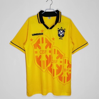 1993/94 season Brazil home retro jersey S-XXL short sleeve jersey sports football jersey high quality jersey