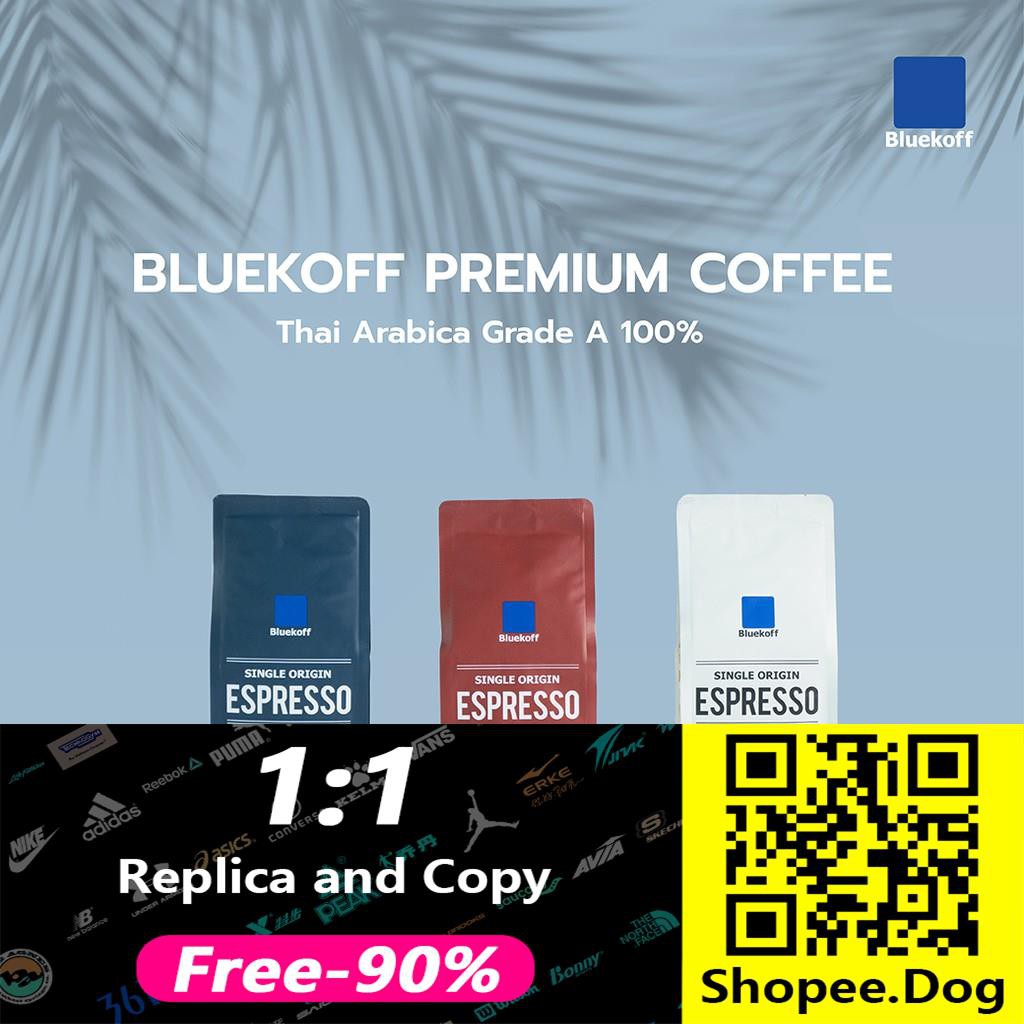 ∈Bluekoff A5 เมล็ดกาแฟ ไทย อาราบิก้า100% Premium เกรด A คั่วสด ระดับเข้ม (Dark Roast) (1ถุง บรรจุ 25