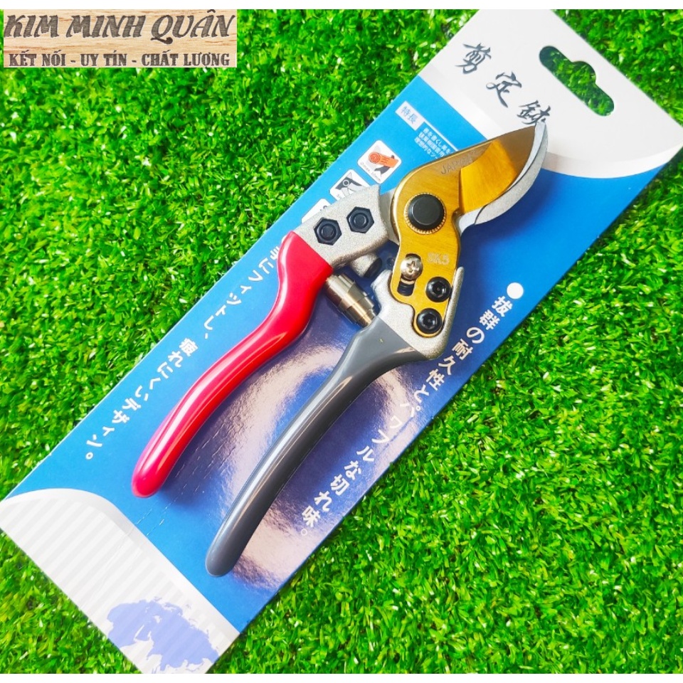 JAPAN 200mm Premium SK5 Steel Gold Blade Branch Shears