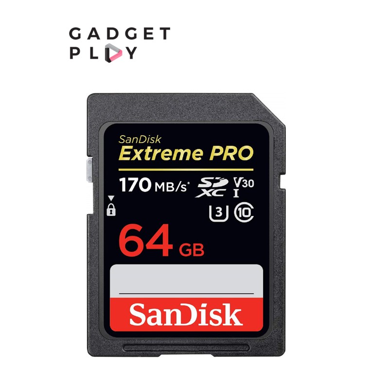 Sandisk Extreme Pro SDXC U3 V30 SD Card (R200/W90) เมมโมรี่การ์ด รุ่นใหม่ [กรุงเทพฯ ด่วน 1 ชั่วโมง]