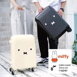 กระเป๋าเดินทาง Miffy จากญี่ปุ่น ขนาด 48 ซม. [รับ 500Coins code 9JZJM2C9] ขึ้นเครื่องได้ กระเป๋าล้อลาก