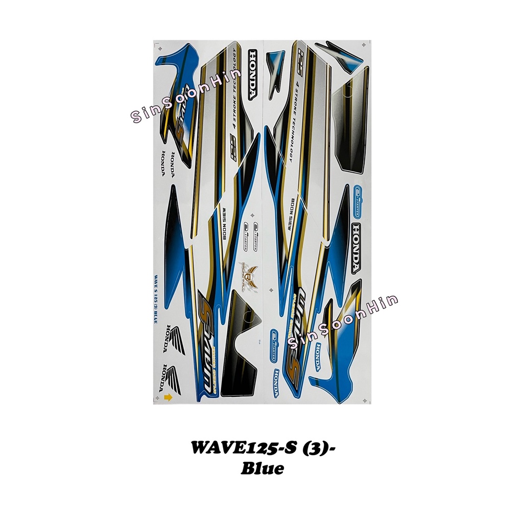 WAVE125-S WAVE125S (3) สติ๊กเกอร์ / ลายทาง