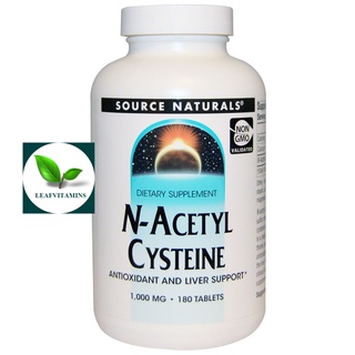 Source Naturals   N-Acetyl Cysteine-1000 mg. / 180 Tablets