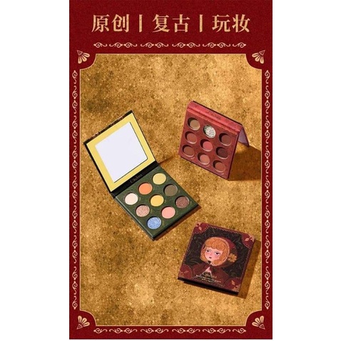 gudina eye shadow อายแชโดว์ทาตา 9 ช่อง+คอนซีลเลอร์ เบสกาเปลือกตา สีสวย เนื้อดี กันน้ำ