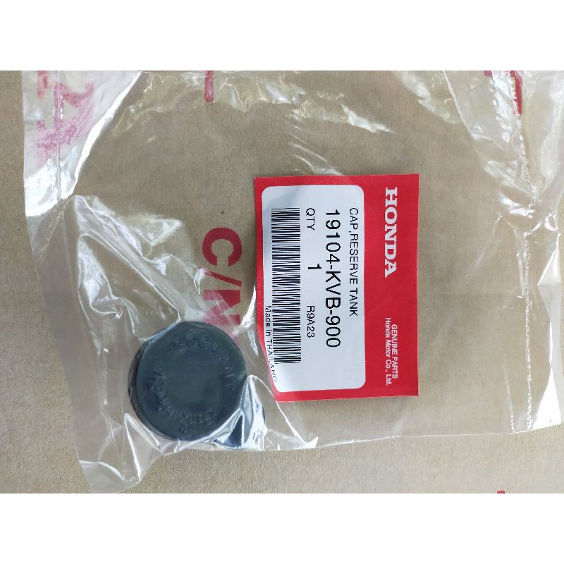 ถังพักน้ำสำรอง-ฝาปิดถังพักน้ำ HONDA Click 110i แท้เบิกศูนย์ 19101-KVB-900/19104-KVB-900