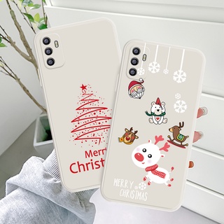 เคสซิลิโคนนิ่ม ลายต้นคริสต์มาส Tpa สําหรับ Oppo A93 A74 A54 A75 A79 A71 A16 A16S A37 A91 A33 Oppo F11 Pro F17 F19 F15 F7 F5 Merry Christmas #H097