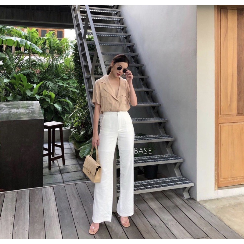 กางเกงลินินแท้ 💯 % ขากระบอก ซิปหน้า เกรดพรีเมี่ยม มีไซค์ค่ะ