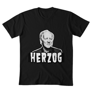 Wf เสื้อยืดคอกลม พิมพ์ลาย HERZOG ทรงหลวม สําหรับผู้ชาย และผู้หญิง