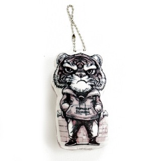 พวงกุญแจ ตุ๊กตา ลาย เสือใส่ฮู้ด ของขวัญ วันปีใหม่ / Hoodie Tiger Key chain doll New arrival Gift New Year