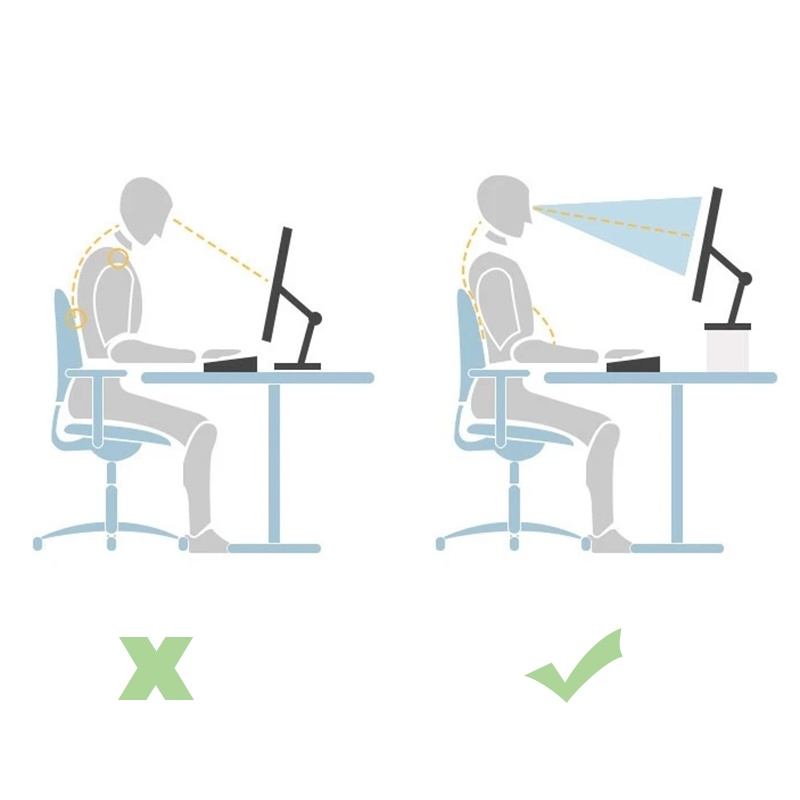 📢พร้อมส่งจ้า ชั้นวางจอคอม ชั้นวางโน้ตบุ๊ค (สีขาว/ดำ/ไม้) ที่วางคอม ที่วางจอคอม ทนทานกว่า