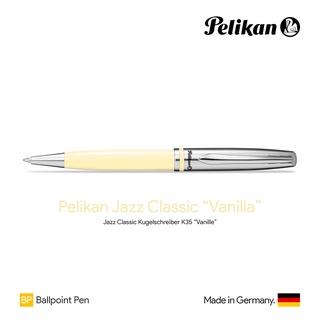 Pelikan Jazz Classic "Vanilla" Ballpoint Pen - ปากกาลูกลื่นพิลิแกนแจ๊ซ คลาสสิค สีวนิลา