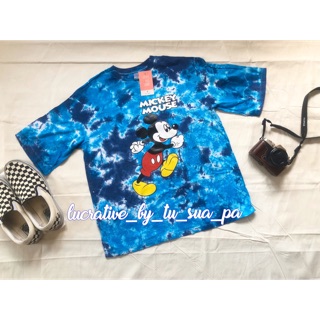 เสื้อมัดย้อม 🌈สกรีนลาย MICKEY