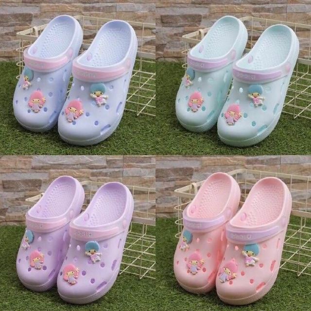 รองเท้าแตะยางนิ่ม Little Twin Stars